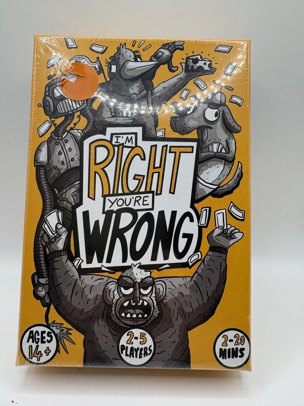 I'm Right You're Wrong Card Game Classic Edition New Sealed Ages 14+
